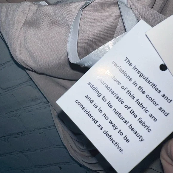 BRAND NWT David’s Bridal Gray Long Biscot Gray Dress size 0 - Picture 9 of 15